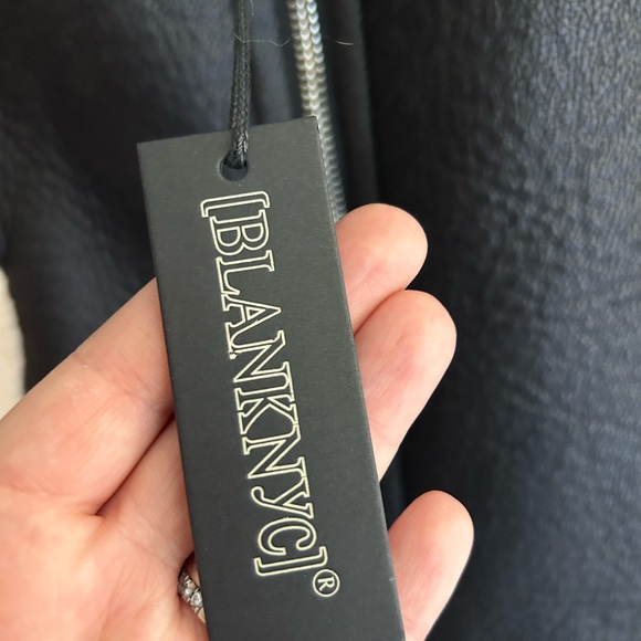 NWT Blank NYC Faux Leather Vest in Work It - Picture 4 of 7